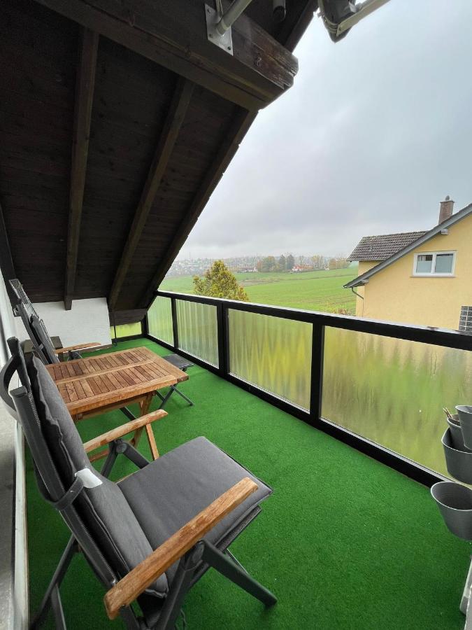 Großzügige Ferienwohnung am Stadtrand von Fulda Exterior foto